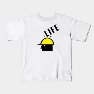 Life's Tough, Get a Helmet #9 Kids T-Shirt